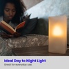 image:imageFeit Electric BP7C7827LED4 06W 7W Equivalent 30 Lumen Candelabra Base Four LED C7 Night Light Bulb 21 H x 09 D 2700K Soft White 4 Piece2700k Soft White