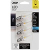 image:imageFeit Electric BP7C7827LED4 06W 7W Equivalent 30 Lumen Candelabra Base Four LED C7 Night Light Bulb 21 H x 09 D 2700K Soft White 4 Piece5000k Daylight
