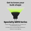 image:imageFeit Electric BPBAB930CA6 20W EQ DM MR16 LED Light Bulb 6 Bulbs