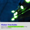 image:imageFeit Electric BPC7BLEDG226 7W Equivalent 05 Watt Candelabra Base Holiday Party Decorative LED C7 Light Bulb 215 H x 1 D Blue 12Green