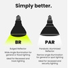 image:imageFeit Electric BR30 LED Light Bulbs 65W Eq Soft White 3 Pack5000k Daylight