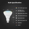 image:imageFeit Electric BR40 LED Light Bulb 100W Eq 5CCT 6Way 2 PackBR30 65W