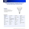 image:imageFeit Electric BR40 LED Light Bulb 100W Eq 5CCT 6Way 2 PackBR40 65W