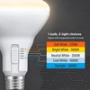 image:imageFeit Electric BR40 LED Light Bulb 5CCT Dimmable  150W Equivalent 1 PackBR30  65W
