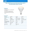 image:imageFeit Electric BR40 LED Light Bulb 5CCT Dimmable  150W Equivalent 1 PackBR40  150W