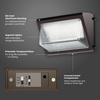 image:imageFeit Electric Commercial LED Wall Pack Security Light 4000 Lumens DusktoDawn Photocell Sensor ShatterResistant Lens Hardwired Outdoor Flood Light 50000Hour Lifetime S88CWPK840BZ1 Count Pack of 1