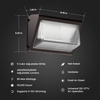 image:imageFeit Electric Commercial LED Wall Pack Security Light 4000 Lumens DusktoDawn Photocell Sensor ShatterResistant Lens Hardwired Outdoor Flood Light 50000Hour Lifetime S88CWPK840BZ1 Count Pack of 1