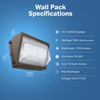 image:imageFeit Electric Commercial LED Wall Pack Security Light 4000 Lumens DusktoDawn Photocell Sensor ShatterResistant Lens Hardwired Outdoor Flood Light 50000Hour Lifetime S88CWPK840BZ2 Count Pack of 1