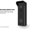 image:imageFeit Electric Doorbell Camera 24 GHz WiFi No Hub TwoWay Audio Motion Detection Night Vision 1080p HD Micro SD Card Storage Wireless Chime Included Hardwired CAMDoorWiFiBlack