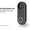 image:imageFeit Electric Doorbell Camera 24 GHz WiFi No Hub TwoWay Audio Motion Detection Night Vision 1080p HD Micro SD Card Storage Wireless Chime Included Hardwired CAMDoorWiFiBlack