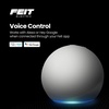 image:imageFeit Electric Doorbell Camera 24 GHz WiFi No Hub TwoWay Audio Motion Detection Night Vision 1080p HD Micro SD Card Storage Wireless Chime Included Hardwired CAMDoorWiFiBlack