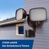 image:imageFeit Electric Dual Head Smart Outdoor Flood Lights Bronze FinishBlack