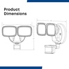 image:imageFeit Electric Dual Head Smart Outdoor Flood Lights Bronze FinishWhite