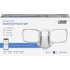 image:imageFeit Electric Dual Head Smart Outdoor Flood Lights Bronze FinishWhite