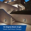image:imageFeit Electric Dusk to Dawn Outdoor Wall Sconce 12W Half Moon Wall Mount Light Fixture Integrated LEDs UV Protected Weatherproof 250 Lumens 5000k Daylight Hardwired Bronze S8PHMWM850DDBZHD5000k Daylight