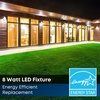 image:imageFeit Electric Dusk to Dawn Outdoor Wall Sconce 12W Half Moon Wall Mount Light Fixture Integrated LEDs UV Protected Weatherproof 250 Lumens 5000k Daylight Hardwired Bronze S8PHMWM850DDBZHD3000k Warm White