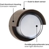image:imageFeit Electric Dusk to Dawn Outdoor Wall Sconce 12W Half Moon Wall Mount Light Fixture Integrated LEDs UV Protected Weatherproof 250 Lumens 5000k Daylight Hardwired Bronze S8PHMWM850DDBZHD5000k Daylight