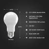image:imageFeit Electric Enchance A19 LED Light Bulbs 27W 25W Equivalent Neutral White 3500K Dimmable 90 CRI E26 Base 17000Hour Lifetime Residential or Commercial Bulb A1925935CAFIL4GB 4Pack3500k Neutral White