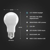 image:imageFeit Electric Enchance A19 LED Light Bulbs 27W 25W Equivalent Neutral White 3500K Dimmable 90 CRI E26 Base 17000Hour Lifetime Residential or Commercial Bulb A1925935CAFIL4GB 4Pack5000 Daylight