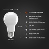image:imageFeit Electric Enchance A19 LED Light Bulbs 27W 25W Equivalent Neutral White 3500K Dimmable 90 CRI E26 Base 17000Hour Lifetime Residential or Commercial Bulb A1925935CAFIL4GB 4Pack2700 Soft White
