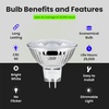 image:imageFeit Electric Enhance LED MR16 Reflector Light Bulb 50W Equivalent GU53 Base 3000K Bright White 500 Lumens Dimmable IndoorOutdoor Use 25000Hour Lifetime BPEXN930CA6 6 Pack3000k Warm White
