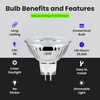 image:imageFeit Electric Enhance LED MR16 Reflector Light Bulb 50W Equivalent GU53 Base 3000K Bright White 500 Lumens Dimmable IndoorOutdoor Use 25000Hour Lifetime BPEXN930CA6 6 Pack5000k Daylight White
