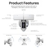 image:imageFeit Electric Floodlight Camera 5000 Lumens 1080p HD SEC5000CAMWIFI5000K Daylight