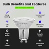 image:imageFeit Electric GU10 LED Bulb 6W 50W Eq Dimmable BPMR16IFGU500930CA63000k Warm White