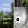 image:imageFeit Electric Indoor Security Camera with Motion Detection 30ft Night Vision Pan and Tilt Head 24GHz WiFi 2Way Audio 1080p HD Works with Alexa amp Google Asst Plugin White CAMPANWiFiG2Bulb Security Cam