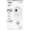 image:imageFeit Electric Indoor Security Camera with Motion Detection 30ft Night Vision Pan and Tilt Head 24GHz WiFi 2Way Audio 1080p HD Works with Alexa amp Google Asst Plugin White CAMPANWiFiG2Bulb Security Cam