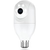 image:imageFeit Electric Indoor Security Camera with Motion Detection 30ft Night Vision Pan and Tilt Head 24GHz WiFi 2Way Audio 1080p HD Works with Alexa amp Google Asst Plugin White CAMPANWiFiG2Bulb Security Cam