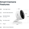image:imageFeit Electric Indoor Security Camera with Motion Detection 30ft Night Vision Pan and Tilt Head 24GHz WiFi 2Way Audio 1080p HD Works with Alexa amp Google Asst Plugin White CAMPANWiFiG2New Gen Security Cam