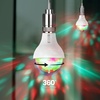 image:imageFeit Electric LED Disco Light Bulb Rotating MultiColor with 4 Modes Disco Snow Holiday Halloween Easy Screwin Base 10000Hour Lifetime Perfect for Parties amp Home Ambiance DISCO4MLEDMulticolor  Disco  Holiday