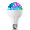 image:imageFeit Electric LED Disco Light Bulb Rotating MultiColor with 4 Modes Disco Snow Holiday Halloween Easy Screwin Base 10000Hour Lifetime Perfect for Parties amp Home Ambiance DISCO4MLEDMulticolor  Disco  Holiday