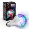 image:imageFeit Electric LED Disco Light Bulb Rotating MultiColor with 4 Modes Disco Snow Holiday Halloween Easy Screwin Base 10000Hour Lifetime Perfect for Parties amp Home Ambiance DISCO4MLEDMulticolor  Original Disco