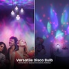 image:imageFeit Electric LED Disco Light Bulb Rotating MultiColor with 4 Modes Disco Snow Holiday Halloween Easy Screwin Base 10000Hour Lifetime Perfect for Parties amp Home Ambiance DISCO4MLEDMulticolor  Original Disco