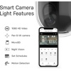 image:imageFeit Electric LED Garage Ceiling Light with Camera Smart Security Garage Light WiFi 24GHz Screwin E26 Base Motion Sensor TwoWay Audio Video Motion Notifications 12000 Lumens 5000K Dimmable
