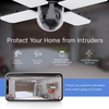 image:imageFeit Electric LED Garage Ceiling Light with Camera Smart Security Garage Light WiFi 24GHz Screwin E26 Base Motion Sensor TwoWay Audio Video Motion Notifications 12000 Lumens 5000K Dimmable
