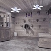 image:imageFeit Electric LED Garage Light Multiple Adjustable Panels E26 Base Ideal for Garage Workshop Shed 25000Hour Lifetime5000K Daylight