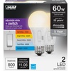 image:imageFeit Electric LED Light Bulbs A21 100W Eq Dimmable 5CCT  Switch  4 PackA19  2 Pack