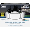 image:imageFeit Electric LED Motion Sensor Flood Light 5000 Lumens TripleHead Security Light 5CCT 2700K6500K Dusk to Dawn Outdoor Light Adjustable Brightness Weatherproof Wall Mount S105TFL5CCTMMWHMotion White 3CCT