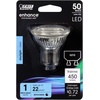 image:imageFeit Electric MR16 LED Flood Light Bulb 50W Equivalent GU10 Base Dimmable Daylight 5000K 90 CRI Enhance LED 120V IndoorOutdoor 25000Hour Lifetime BPMR16GU10500950CA