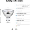 image:imageFeit Electric MR16 LED Reflector Light Bulb 50W Equivalent Dimmable GU53 Base 90 CRI 500 Lumen Adjustable Color Track Lighting 25000Hour Lifespan BPEXN3CCTCA36 18Pack35watt  Adjustable White