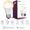 image:imageFeit Electric OM60927CAAG3 60 Watt Equivalent WiFi Dimmable No Hub Required Alexa or Google Assistant A19 LED Smart Light Bulb 42 H x 24 D 2700K Soft White 3 Count2700k Soft White