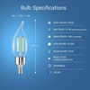 image:imageFeit Electric OM60950CAAG 60W Equivalent 24GHz WiFi Dimmable No Hub Required Alexa Google Assistant A19 Smart LED Light Bulb 44 H x 23 D 5000K Daylight2700k Soft White