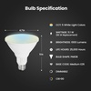 image:imageFeit Electric PAR30 LED Reflector Light Bulb 75W Eq 5CCT 6Way 2 PackAdjustable White