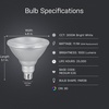 image:imageFeit Electric PAR38 LED Flood Light Bulb 90W Eq Bright White 8 Pack3000k Bright White