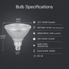 image:imageFeit Electric PAR38 LED Flood Light Bulb 90W Eq Bright White 8 Pack5000k Daylight