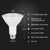 image:imageFeit Electric PAR38 LED Reflector Light 90W Eq 5CCT E26 Base3000k Bright White