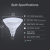 image:imageFeit Electric PAR38 LED Reflector Light 90W Eq 5CCT E26 Base3000k Bright White